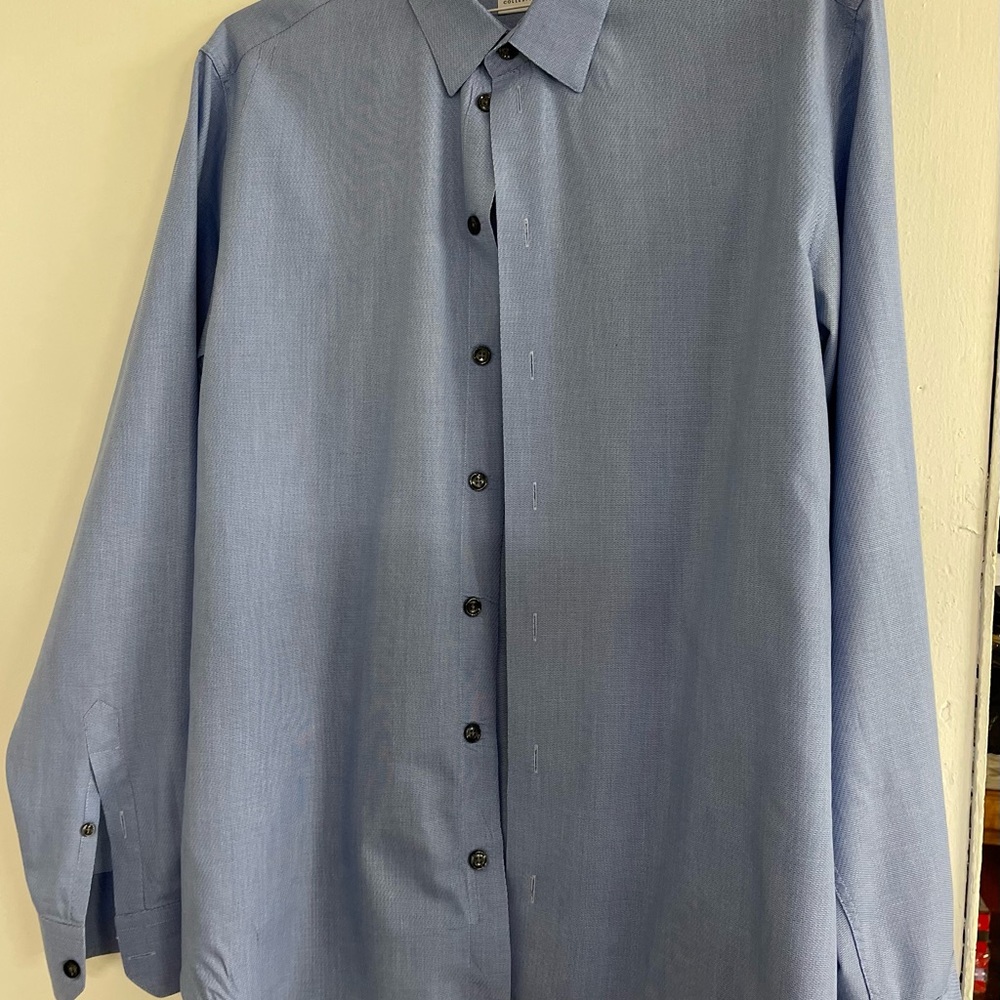 ARMANI…Men's Blue Dress Shirt